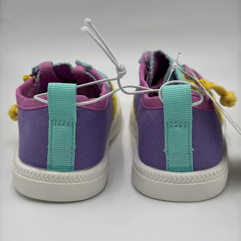 NWT BILLY Footwear Harbor Essential Low Top Purple/Green Toddler Girls Size 9 - Picture 5 of 11